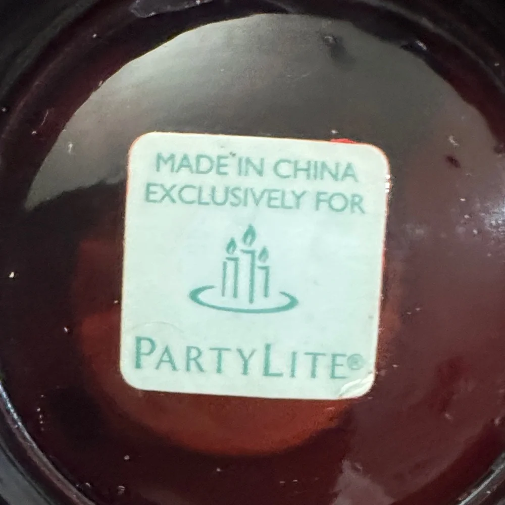 PartyLite chic glass